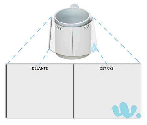 area impresion taza area impresion taza