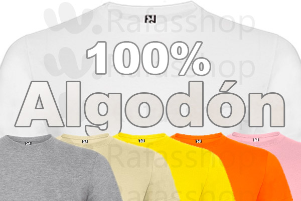 Camisetas 100% algodón al por mayor