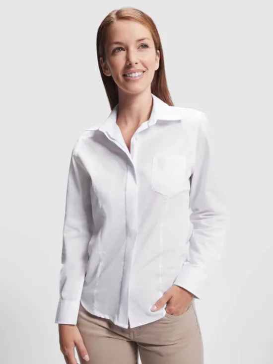Camisa Laboral Roly Sofia L/S 5161 Mujer Manga Larga