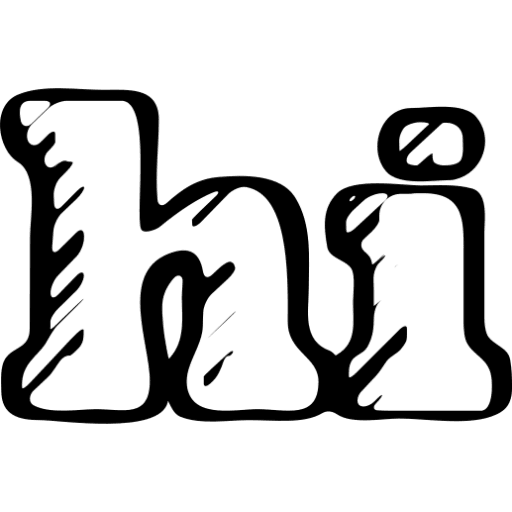 Hola Esbozado Logo Esquema