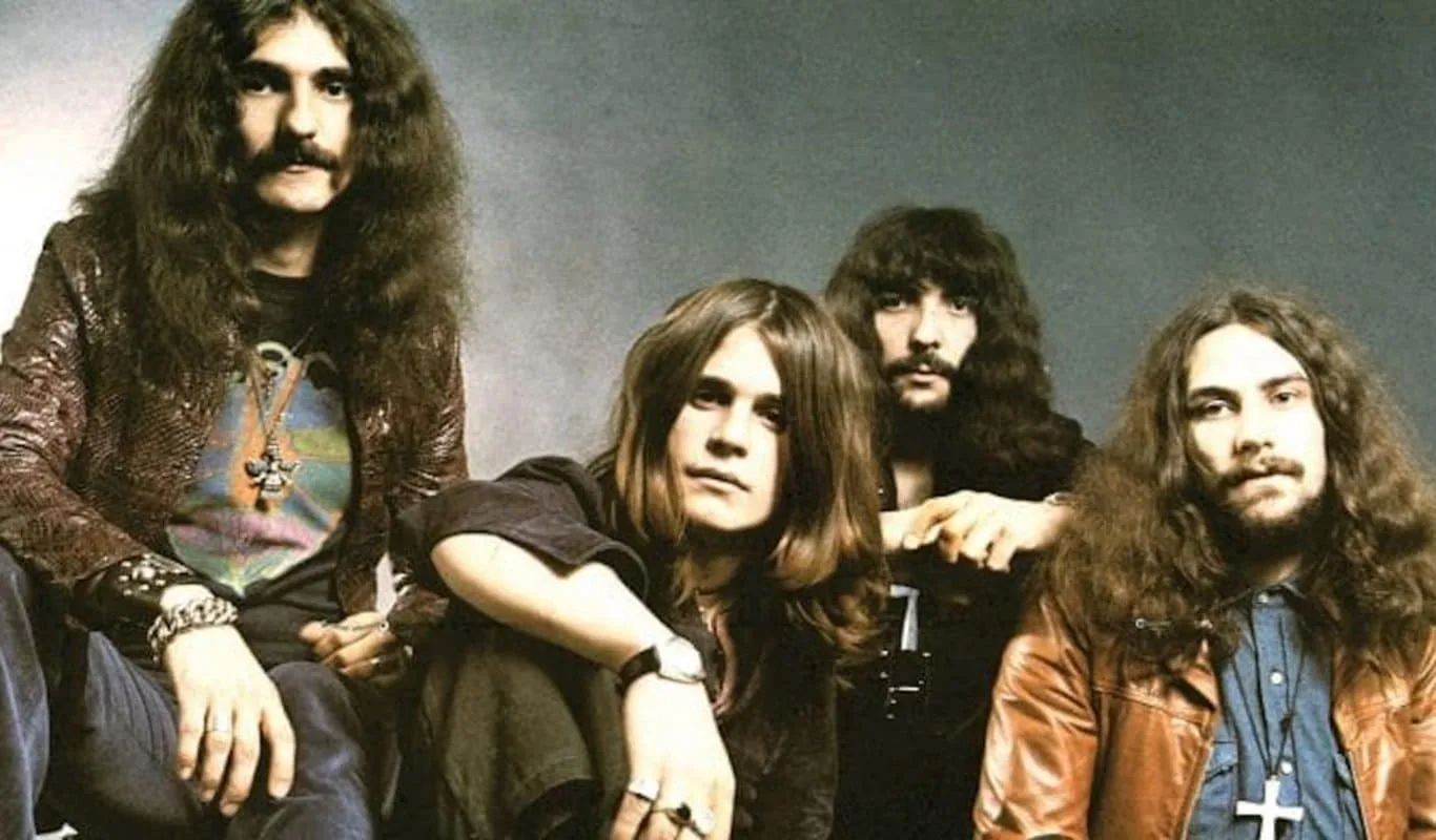 Miembros Del Grupo Black Sabbath. © Warner Bros. Records