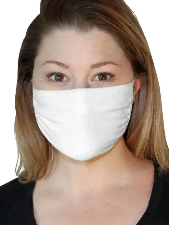 Fruit Of The Loom Mascarilla Blanca Mujer