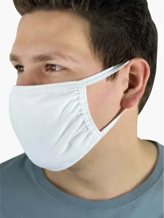 Fruit Of The Loom Mascarilla Blanca Perfil