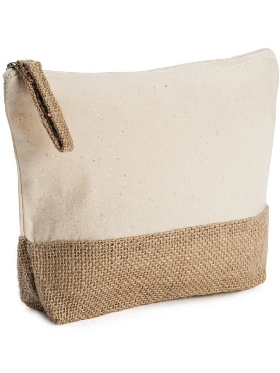 Neceser de Algodón y Yute Natural Stamina Sierra 7558