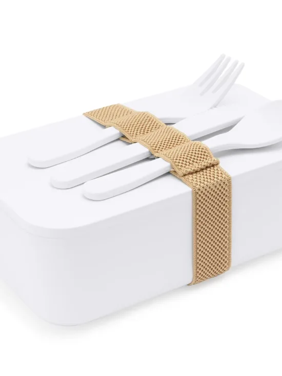 *OUTLET* Fiambrera con Tenedor, Cuchara y Cuchillo Stamina Yobo 4065