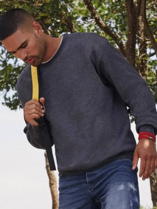 Sudadera Fruit Of The Loom Manga Montada 62-202-0-D