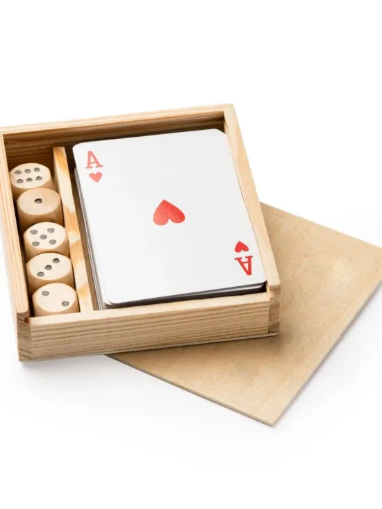 Set de 2 Juegos: Baraja Francesa y Dados Stamina Brisca 1016