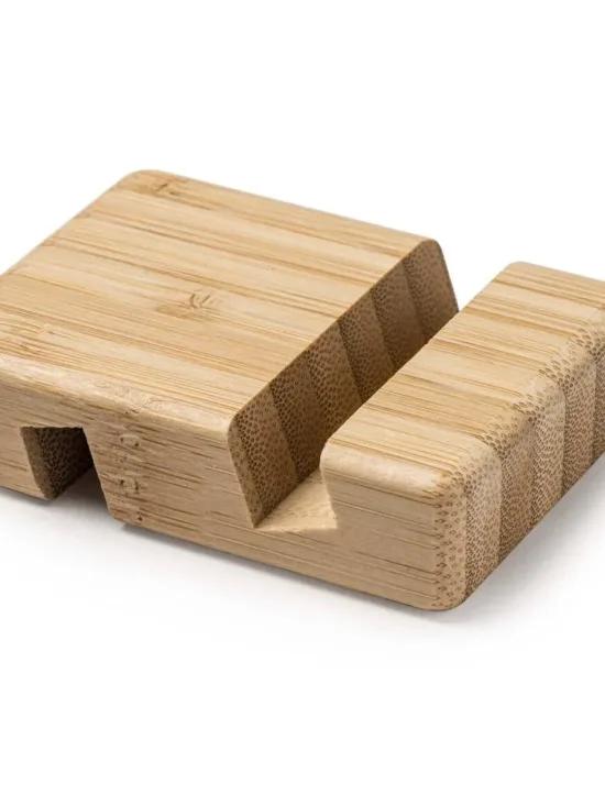 Soporte para Móvil de Bambú Natural Stamina Antix 3055