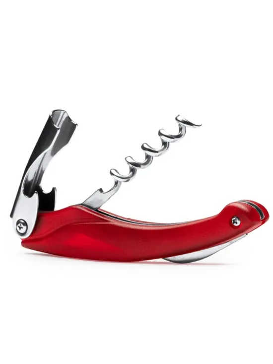 Sacacorchos de Acero Inoxidable con Cortacápsulas y Abridor Stamina Garnac 4118