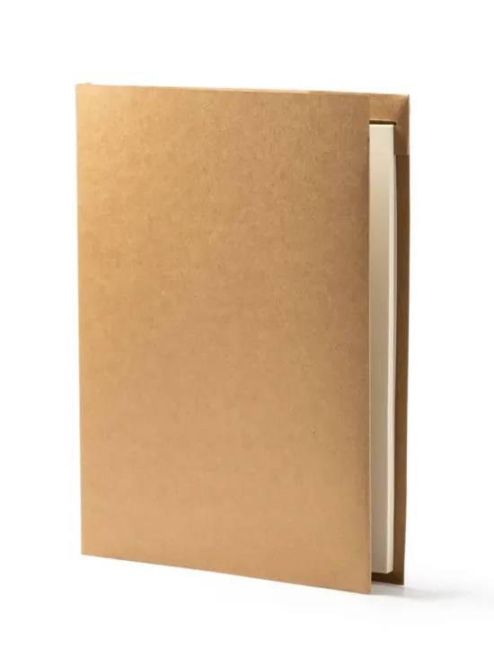Carpeta de Cartón Reciclado Con Bloc de Notas y Bolígrafo Stamina Yasper 7980