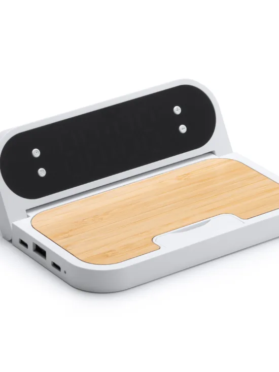 Cargador Inalámbrico con Función de Reloj Stamina Senko 1083