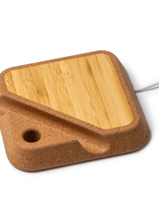 Cargador Inalámbrico con Soporte para Móvil Stamina Brian 1092