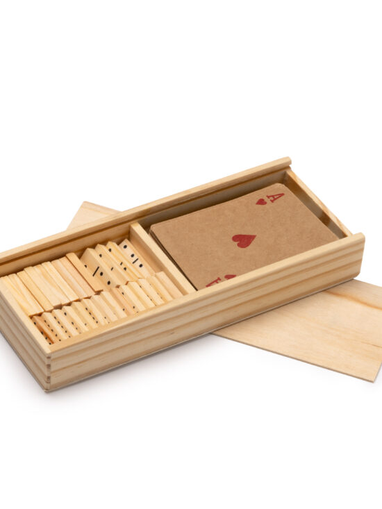 Set de 2 Juegos: Baraja y Dominó Stamina Ludus 1592