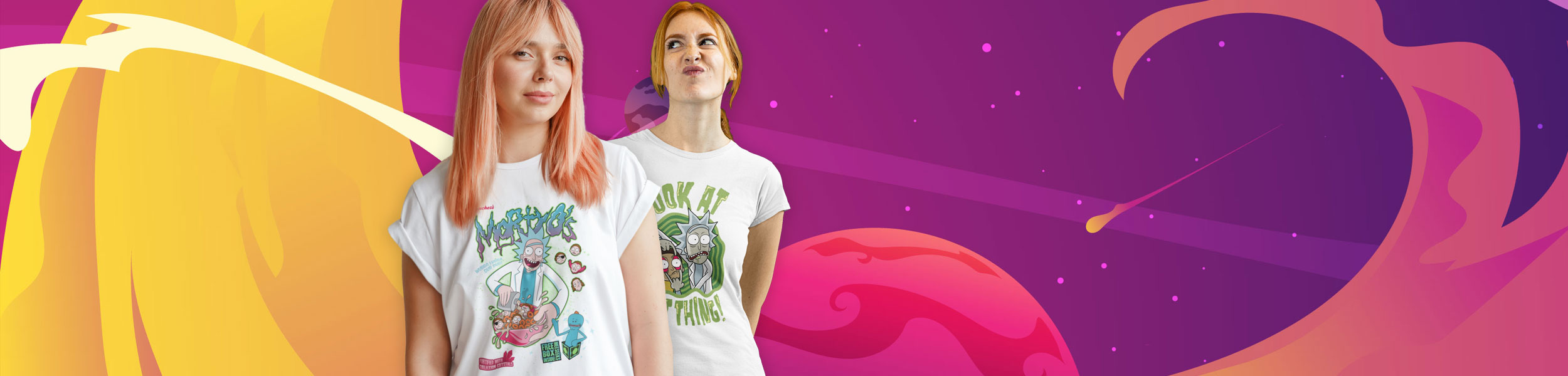 banner rick y morty superfan