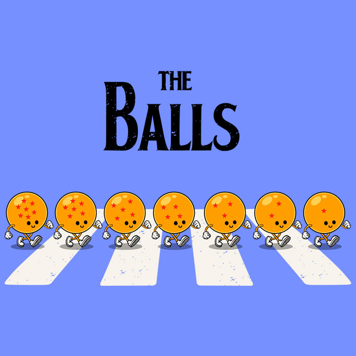 camiseta bolas dragon beatles superfan