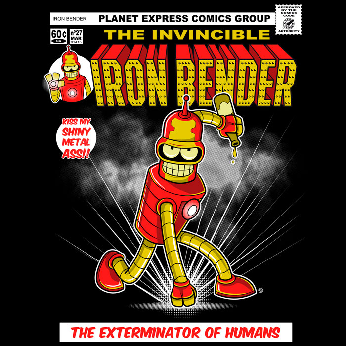 camiseta iron bender superfan